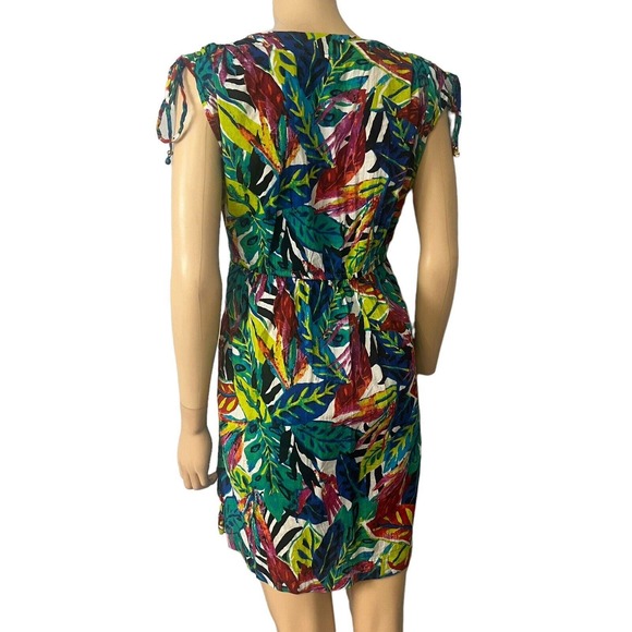 Lauren Ralph Lauren Farrah Swim Cover Up Dress Tropical Print Colorful - Picture 4 of 9
